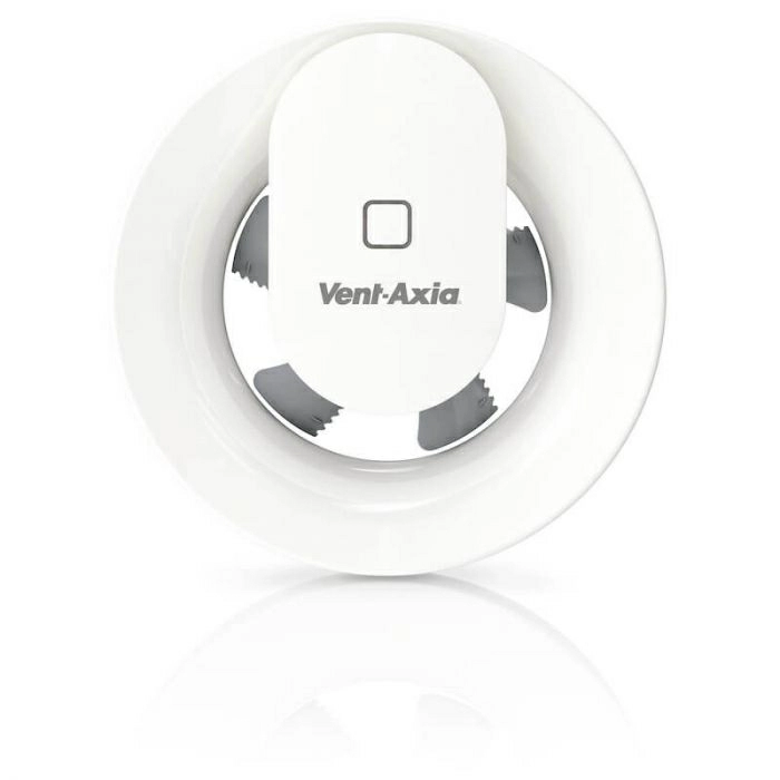 Svara - Keuken- en badkamerventilator - App gestuurd met vochtsensor, licht schakelaar en timer - wit